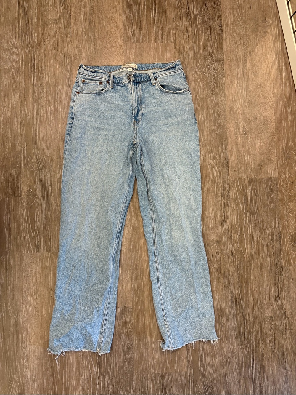 Abercrombie & Fitch Light Blue Straight Leg Women’s Jeans
